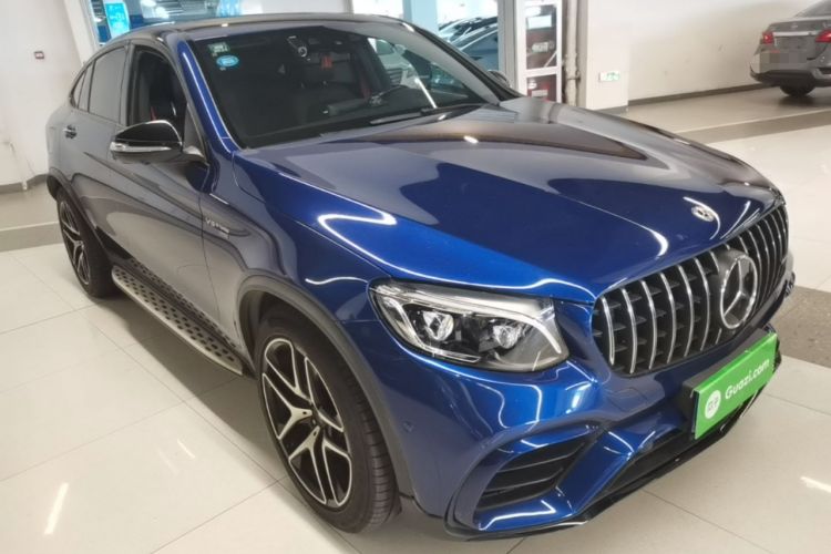 Used Mercedes-Benz GLC Coupe AMG 2018 AMG GLC 63 4MATIC+ Coupe SUV Front Right 45 Deg
