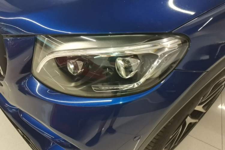 Used Mercedes-Benz GLC Coupe AMG 2018 AMG GLC 63 4MATIC+ Coupe SUV Left Front Headlight