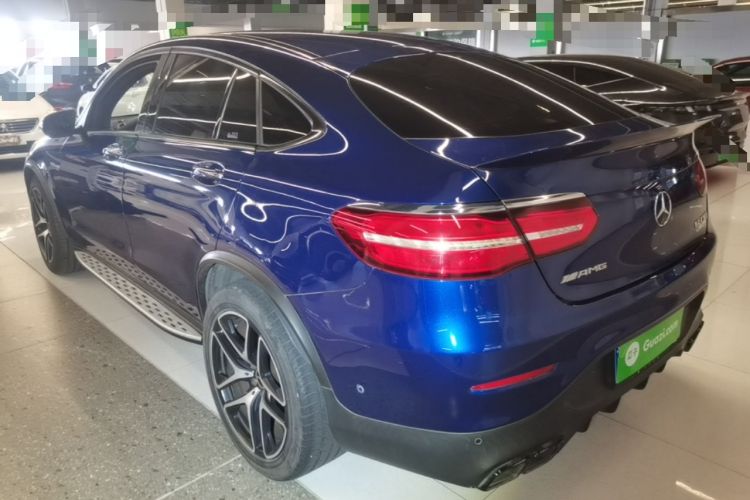 Used Mercedes-Benz GLC Coupe AMG 2018 AMG GLC 63 4MATIC+ Coupe SUV Rear Left 45 Deg