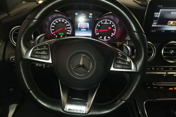 Used Mercedes-Benz GLC Coupe AMG 2018 AMG GLC 63 4MATIC+ Coupe SUV Steering Wheel