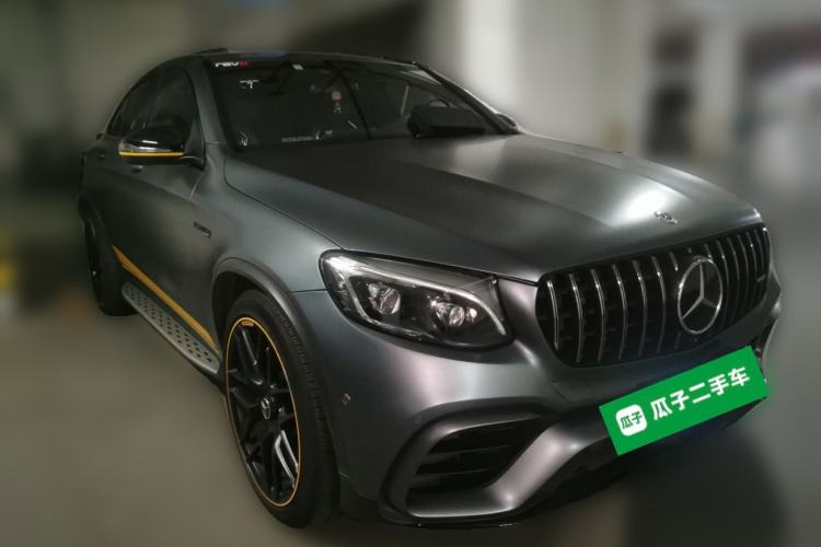Used Mercedes-Benz GLC Coupe AMG 2018 AMG GLC 63 S 4MATIC+ Coupé SUV First Edition Special Edition Front Right 45 Deg
