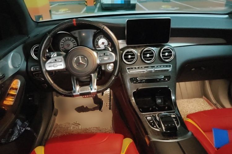 Used Mercedes-Benz GLC Coupe AMG 2018 AMG GLC 63 4MATIC+ Coupe SUV Center Console
