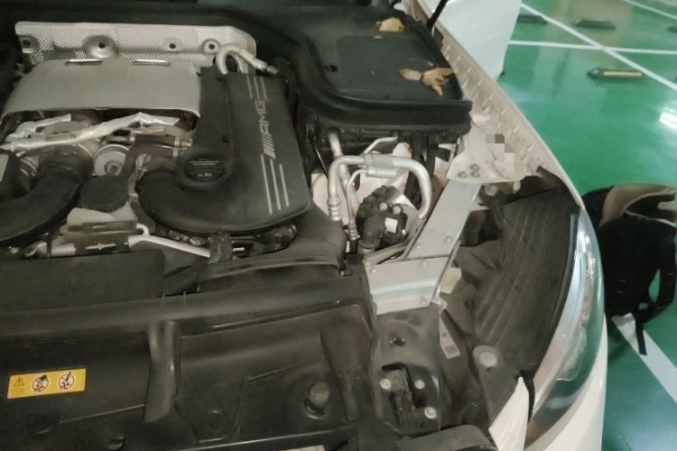 Used Mercedes-Benz GLC Coupe AMG 2018 AMG GLC 63 4MATIC+ Coupe SUV Engine Bay Left