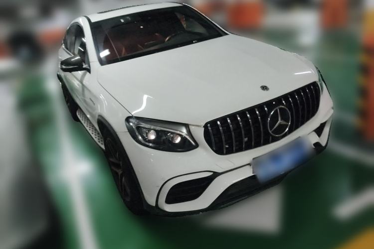 Used Mercedes-Benz GLC Coupe AMG 2018 AMG GLC 63 4MATIC+ Coupe SUV Front Right 45 Deg