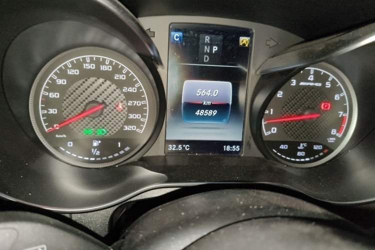 Used Mercedes-Benz GLC Coupe AMG 2018 AMG GLC 63 4MATIC+ Coupe SUV Instrument Cluster