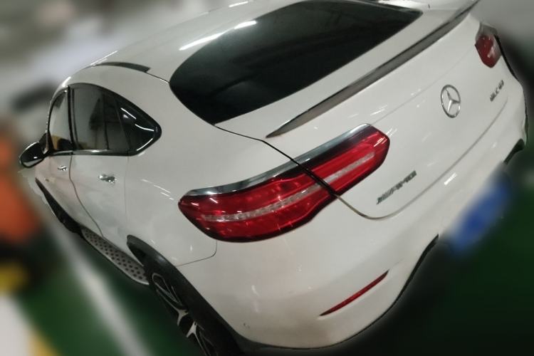 Used Mercedes-Benz GLC Coupe AMG 2018 AMG GLC 63 4MATIC+ Coupe SUV Rear Left 45 Deg