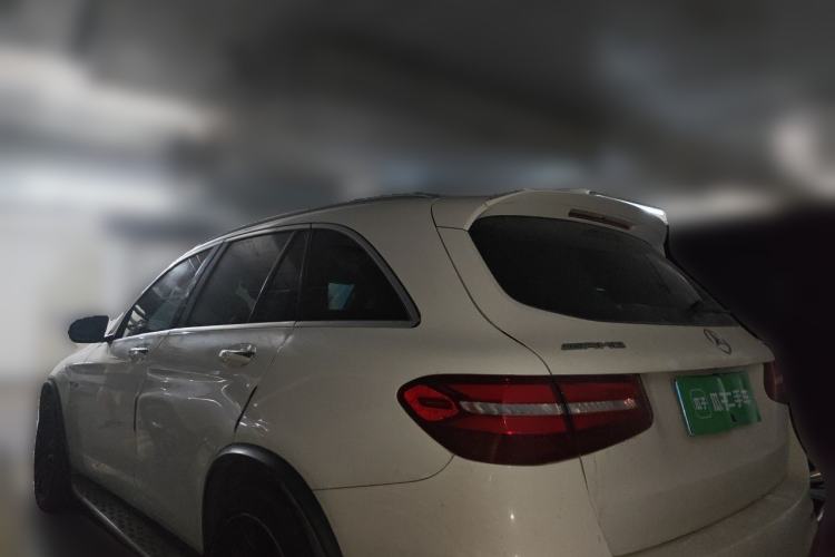 Used Mercedes-Benz GLC Coupe AMG 2018 AMG GLC 63 4MATIC+ Coupe SUV Rear Left 45 Deg