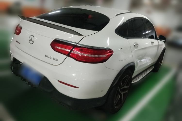 Used Mercedes-Benz GLC Coupe AMG 2018 AMG GLC 63 4MATIC+ Coupe SUV Rear Right 45 Deg