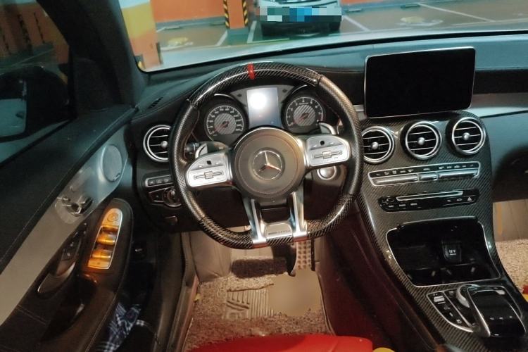 Used Mercedes-Benz GLC Coupe AMG 2018 AMG GLC 63 4MATIC+ Coupe SUV Steering Wheel