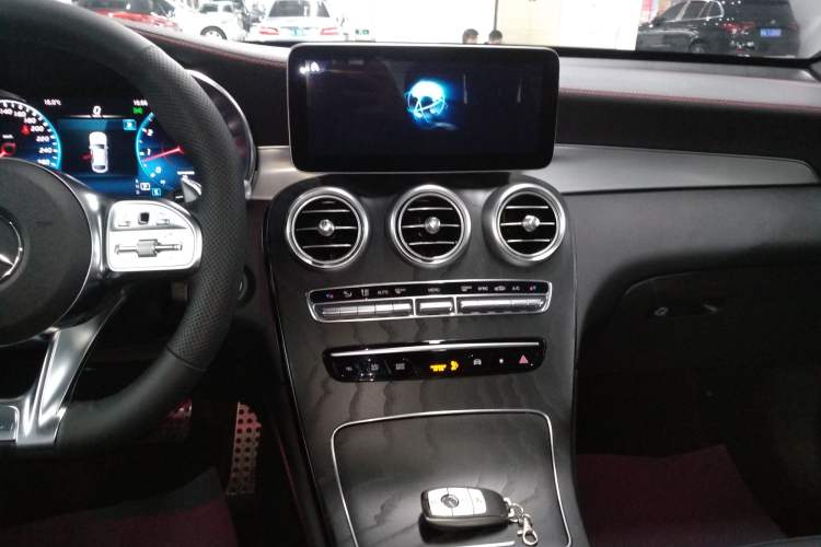 Used Mercedes-Benz GLC Coupe AMG 2020 AMG GLC 43 4MATIC Coupe SUV Audio And AC Panel
