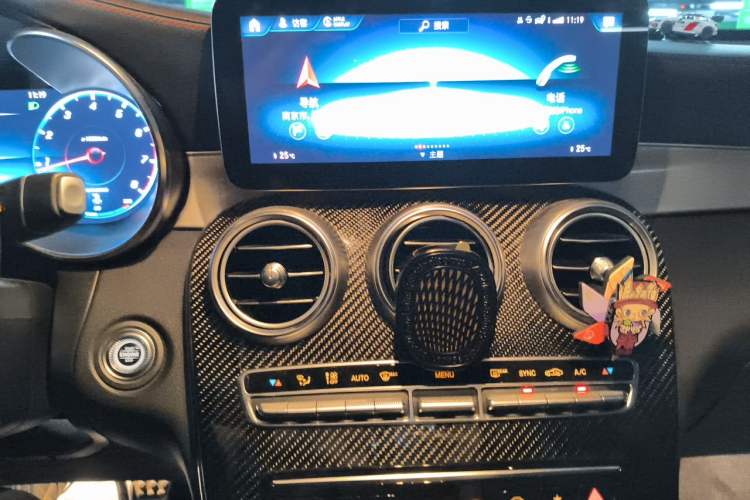 Used Mercedes-Benz GLC Coupe AMG 2020 AMG GLC 43 4MATIC Coupe SUV Audio And AC Panel