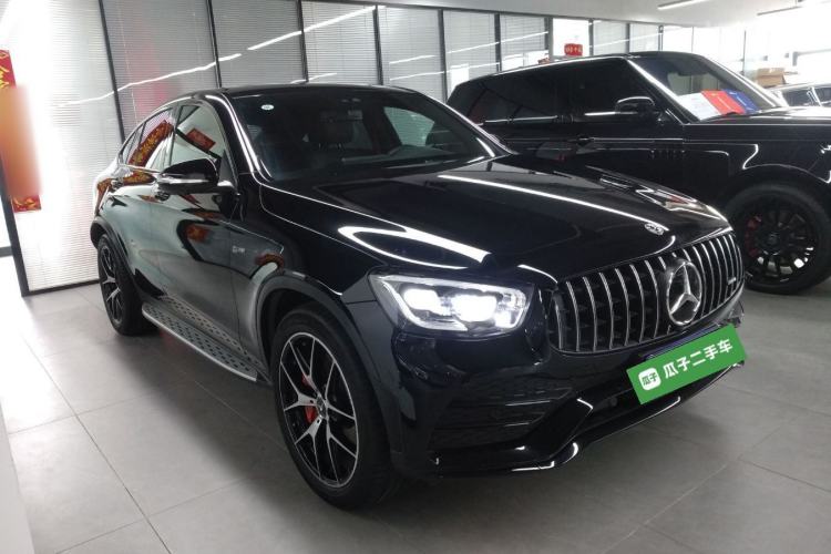 Used Mercedes-Benz GLC Coupe AMG 2020 AMG GLC 43 4MATIC Coupe SUV Front Right 45 Deg