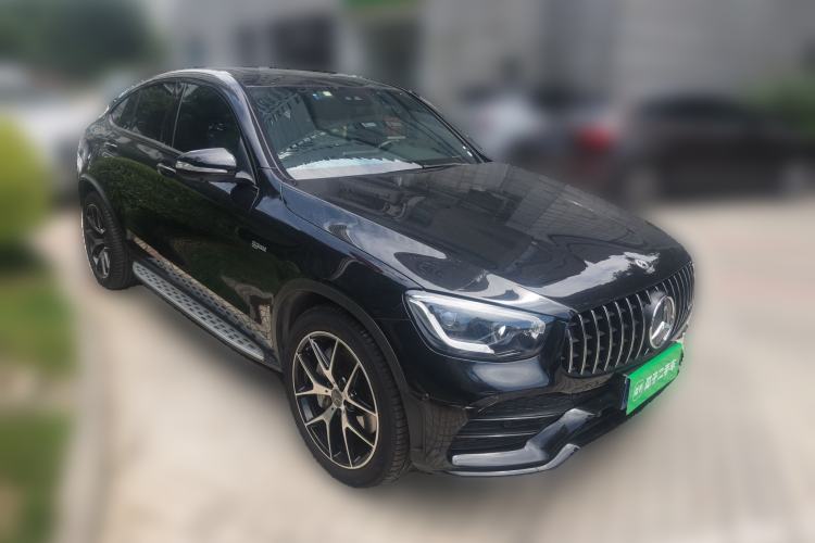 Used Mercedes-Benz GLC Coupe AMG 2020 AMG GLC 43 4MATIC Coupe SUV Front Right 45 Deg