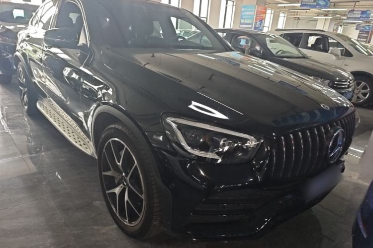 Used Mercedes-Benz GLC Coupe AMG 2020 AMG GLC 43 4MATIC Coupe SUV Front Right 45 Deg