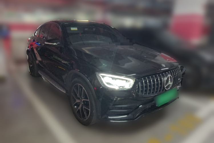 Used Mercedes-Benz GLC Coupe AMG 2020 AMG GLC 43 4MATIC Coupe SUV Front Right 45 Deg