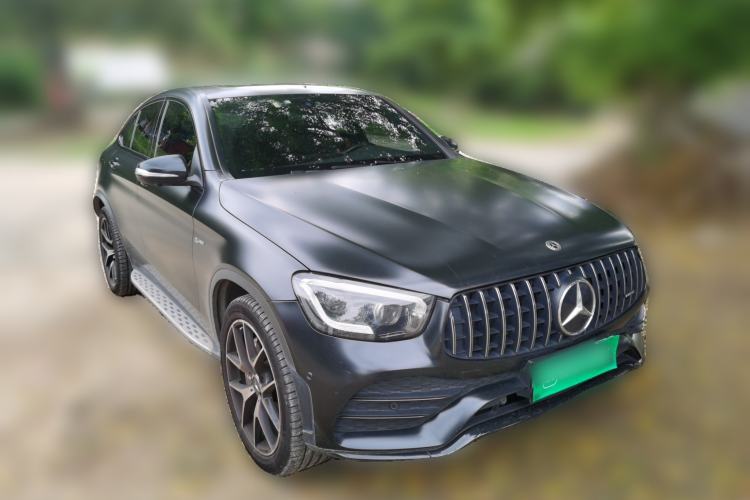 Used Mercedes-Benz GLC Coupe AMG 2020 AMG GLC 43 4MATIC Coupe SUV Front Right 45 Deg