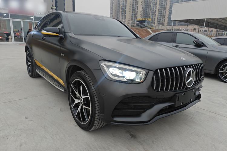 Used Mercedes-Benz GLC Coupe AMG 2020 AMG GLC 43 4MATIC Coupe SUV Front Right 45 Deg