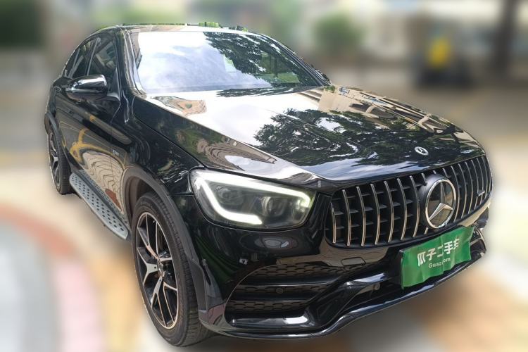 Used Mercedes-Benz GLC Coupe AMG 2020 AMG GLC 43 4MATIC Coupe SUV Front Right 45 Deg