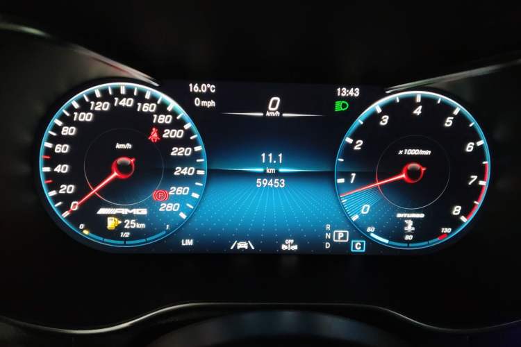 Used Mercedes-Benz GLC Coupe AMG 2020 AMG GLC 43 4MATIC Coupe SUV Instrument Cluster