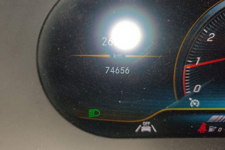 Used Mercedes-Benz GLC Coupe AMG 2020 AMG GLC 43 4MATIC Coupe SUV Odometer Close Up