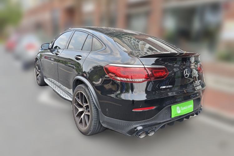 Used Mercedes-Benz GLC Coupe AMG 2020 AMG GLC 43 4MATIC Coupe SUV Rear Left 45 Deg