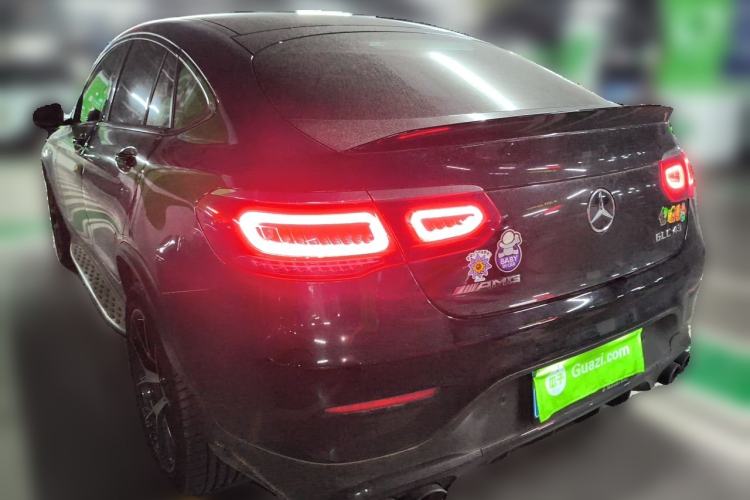 Used Mercedes-Benz GLC Coupe AMG 2020 AMG GLC 43 4MATIC Coupe SUV Rear Left 45 Deg