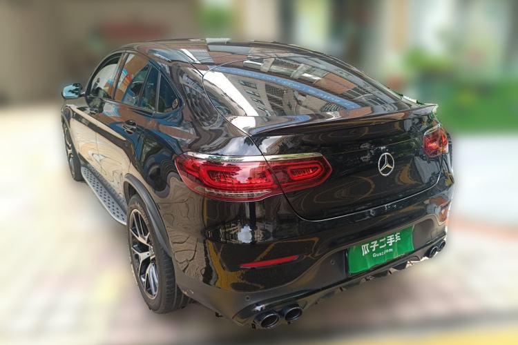 Used Mercedes-Benz GLC Coupe AMG 2020 AMG GLC 43 4MATIC Coupe SUV Rear Left 45 Deg