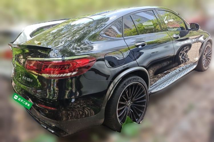Used Mercedes-Benz GLC Coupe AMG 2020 AMG GLC 63 S 4MATIC+ Coupe SUV Rear Right 45 Deg