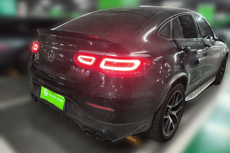 Used Mercedes-Benz GLC Coupe AMG 2020 AMG GLC 43 4MATIC Coupe SUV Rear Right 45 Deg
