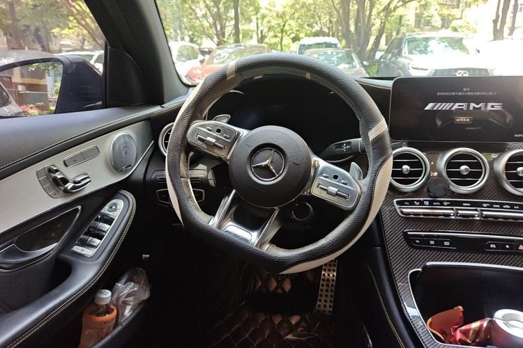 Used Mercedes-Benz GLC Coupe AMG 2020 AMG GLC 63 S 4MATIC+ Coupe SUV Steering Wheel