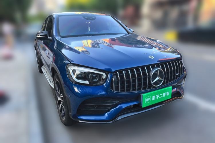 Used Mercedes-Benz GLC Coupe AMG 2020 AMG GLC 43 4MATIC Coupe SUV Front Right 45 Deg