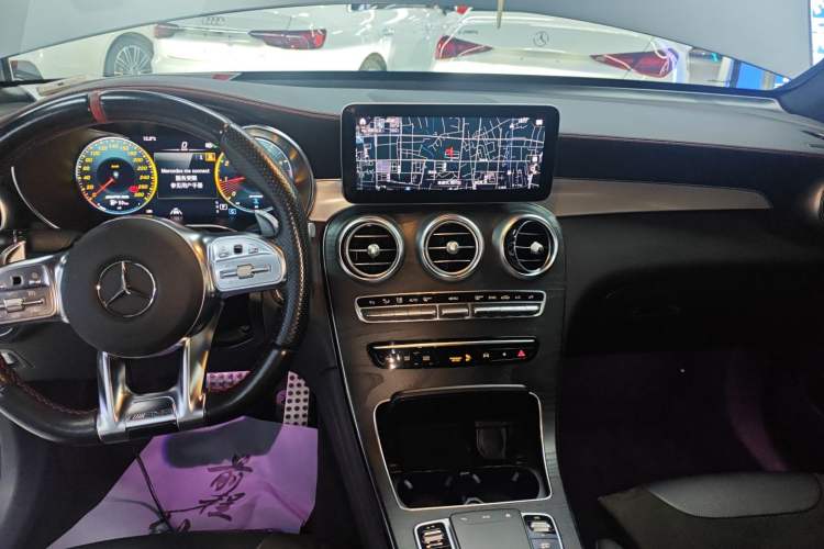 Used Mercedes-Benz GLC Coupe AMG 2020 AMG GLC 43 4MATIC Coupe SUV Audio And AC Panel