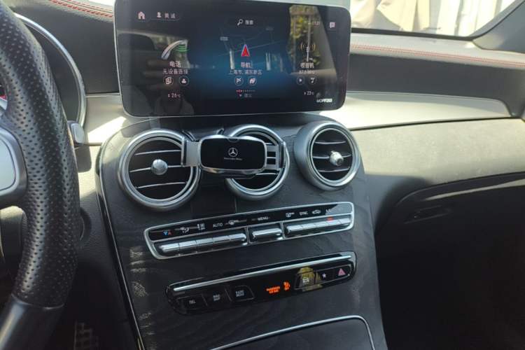 Used Mercedes-Benz GLC Coupe AMG 2020 AMG GLC 43 4MATIC Coupe SUV Audio And AC Panel