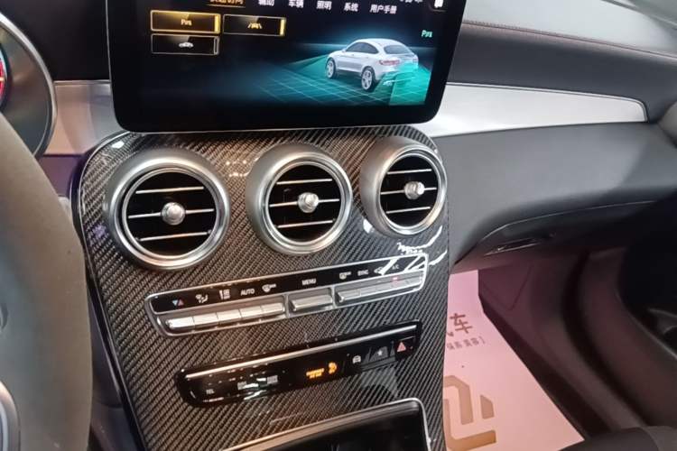 Used Mercedes-Benz GLC Coupe AMG 2020 AMG GLC 43 4MATIC Coupe SUV Audio And AC Panel