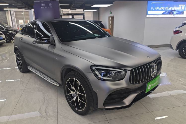 Used Mercedes-Benz GLC Coupe AMG 2020 AMG GLC 43 4MATIC Coupe SUV Front Right 45 Deg