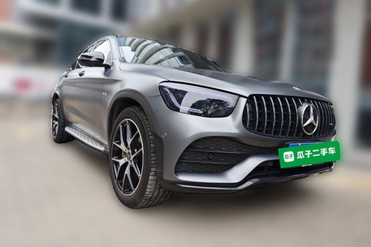 Used Mercedes-Benz GLC Coupe AMG 2020 AMG GLC 43 4MATIC Coupe SUV Front Right 45 Deg