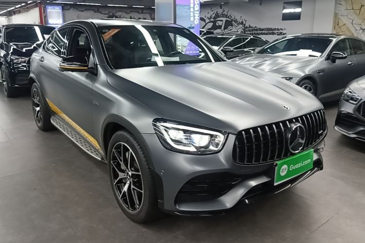 Used Mercedes-Benz GLC Coupe AMG 2020 AMG GLC 43 4MATIC Coupe SUV Front Right 45 Deg