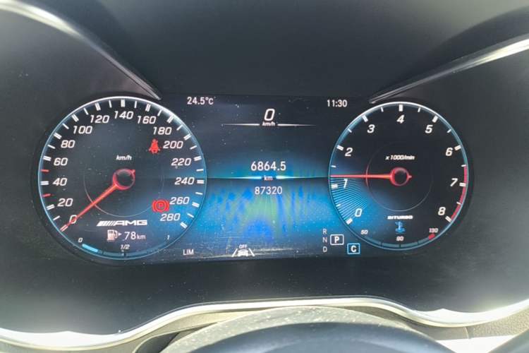 Used Mercedes-Benz GLC Coupe AMG 2020 AMG GLC 43 4MATIC Coupe SUV Instrument Cluster
