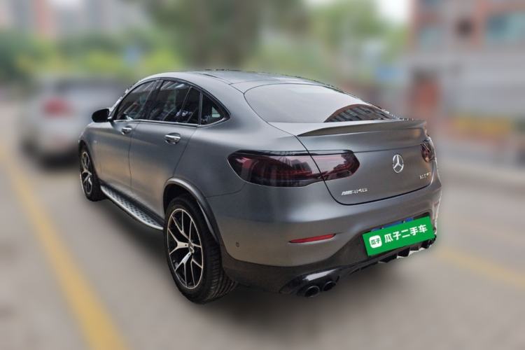 Used Mercedes-Benz GLC Coupe AMG 2020 AMG GLC 43 4MATIC Coupe SUV Rear Left 45 Deg
