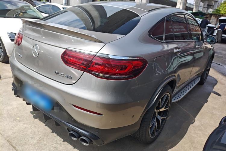 Used Mercedes-Benz GLC Coupe AMG 2020 AMG GLC 43 4MATIC Coupe SUV Rear Right 45 Deg