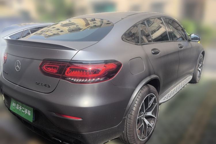 Used Mercedes-Benz GLC Coupe AMG 2020 AMG GLC 43 4MATIC Coupe SUV Rear Right 45 Deg