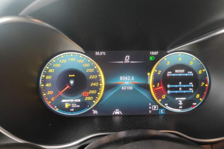 Used Mercedes-Benz GLC Coupe AMG 2020 AMG GLC 43 4MATIC Coupe SUV Instrument Cluster