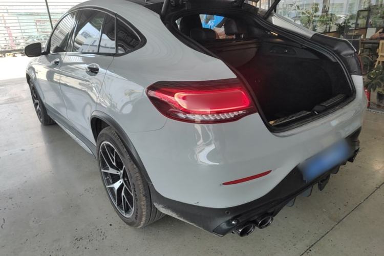 Used Mercedes-Benz GLC Coupe AMG 2020 AMG GLC 43 4MATIC Coupe SUV Rear Left 45 Deg