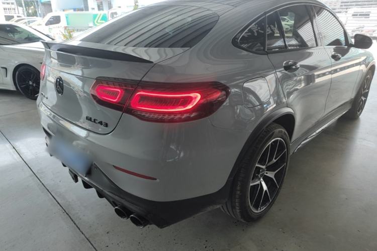 Used Mercedes-Benz GLC Coupe AMG 2020 AMG GLC 43 4MATIC Coupe SUV Rear Right 45 Deg