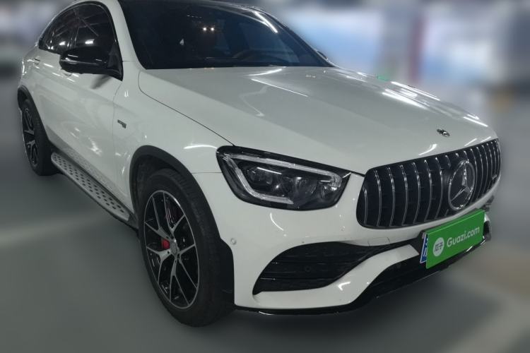 Used Mercedes-Benz GLC Coupe AMG 2020 AMG GLC 43 4MATIC Coupe SUV Front Right 45 Deg