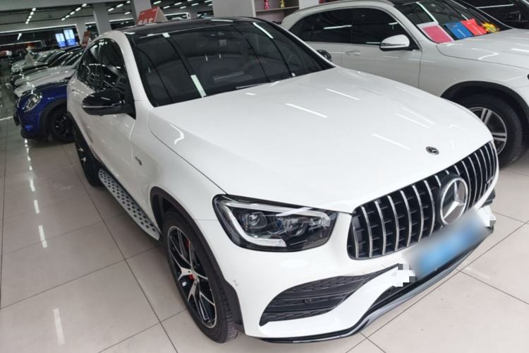 Used Mercedes-Benz GLC Coupe AMG 2020 AMG GLC 43 4MATIC Coupe SUV Front Right 45 Deg
