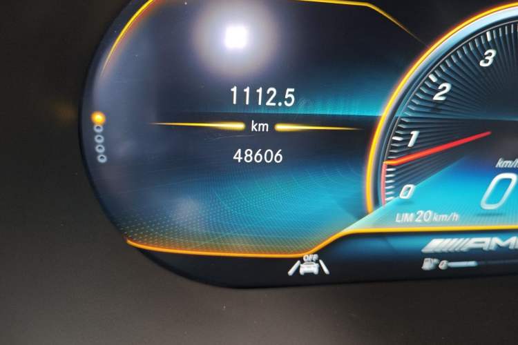Used Mercedes-Benz GLC Coupe AMG 2020 AMG GLC 43 4MATIC Coupe SUV Odometer Close Up