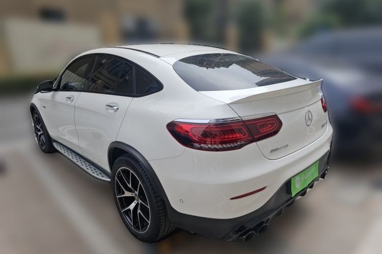 Used Mercedes-Benz GLC Coupe AMG 2020 AMG GLC 43 4MATIC Coupe SUV Rear Left 45 Deg