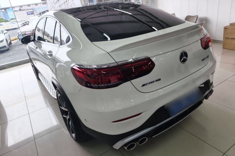 Used Mercedes-Benz GLC Coupe AMG 2020 AMG GLC 43 4MATIC Coupe SUV Rear Left 45 Deg