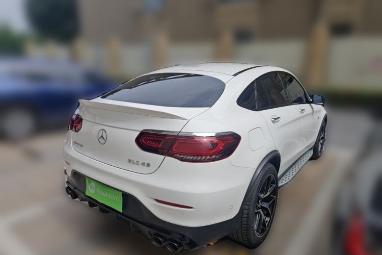 Used Mercedes-Benz GLC Coupe AMG 2020 AMG GLC 43 4MATIC Coupe SUV Rear Right 45 Deg